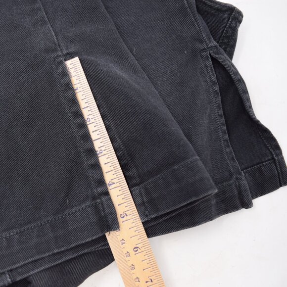 Venezia Jeans Denim Dress Women 18 Black Button Up Y2K LBD Goth Punk Rock Hippie - Picture 10 of 11